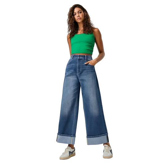 Women’s Wide-Leg High-Waisted Jeans